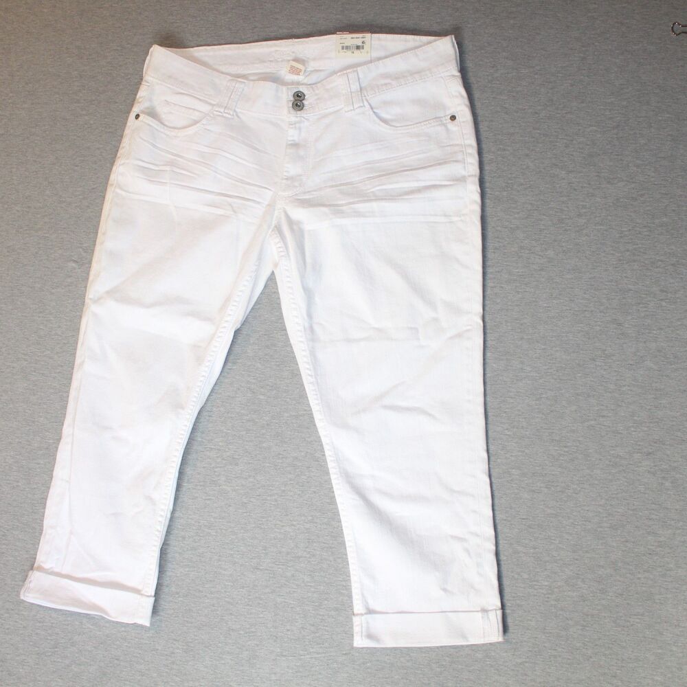 Arizona Crop Jeans White‎ Size 15 - NWT
